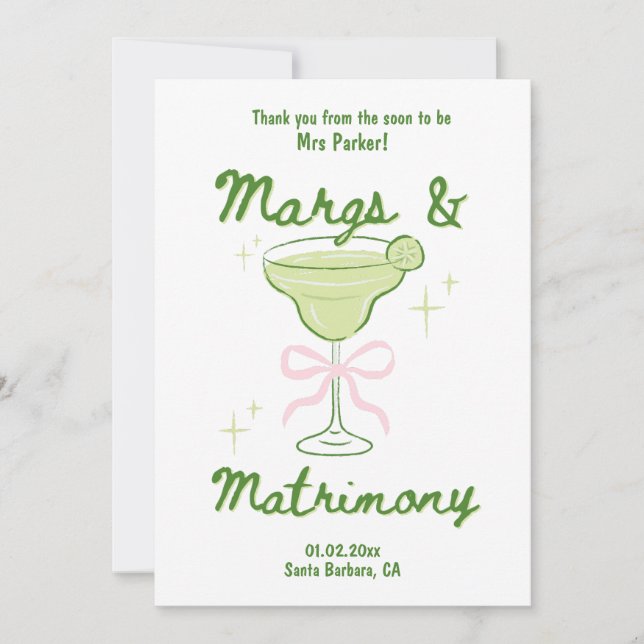 Flat Thank You Card (Front)