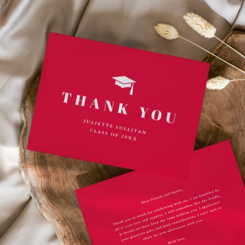 Flat Thank You Card