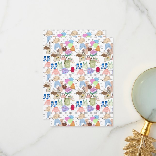 Flat Thank You Card (Front/Back In Situ)