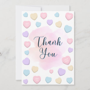 Flat Thank You Card