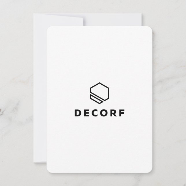 Flat Thank You Card 4.5" x 6.25" (Front)