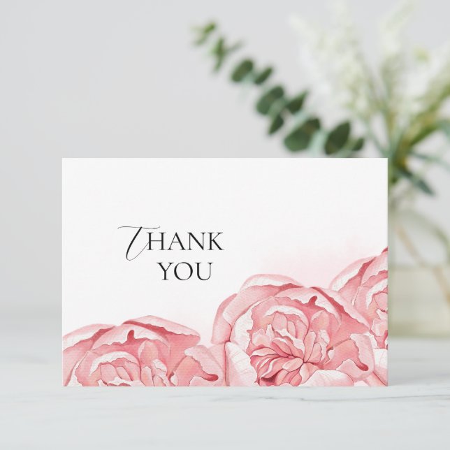 Flat Thank You Card Bridal Showe (Standing Front)