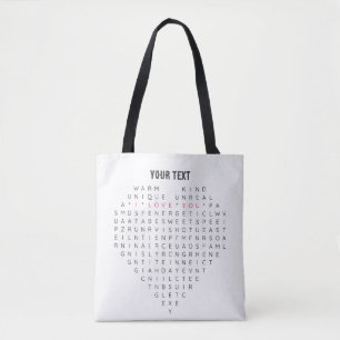 Flat Thank You Card Tote Bag