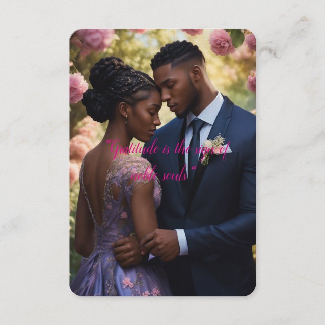 Flat Thank You Card, trendinng usa Card (Front)