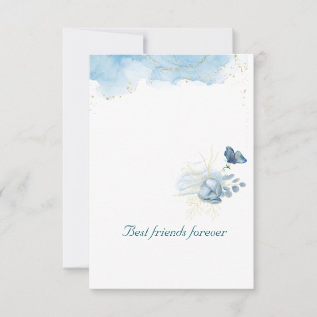 Flat thank you cards  (Front)