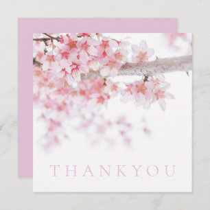 FLAT THANKYOU CARD : CHERRY BLOSSOMS