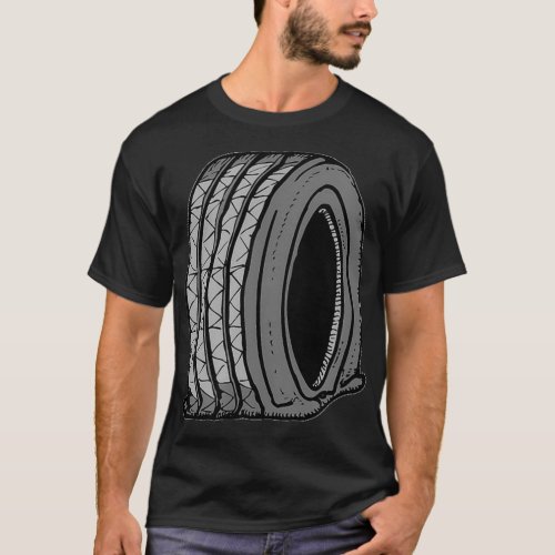 Flat Tire  T_Shirt