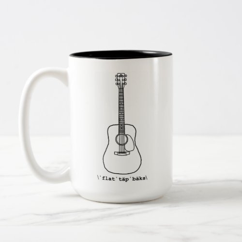 Flat Top Box Guitar Mug