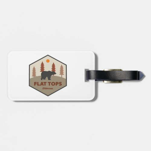 Flat Tops Wilderness Colorado Bear Luggage Tag