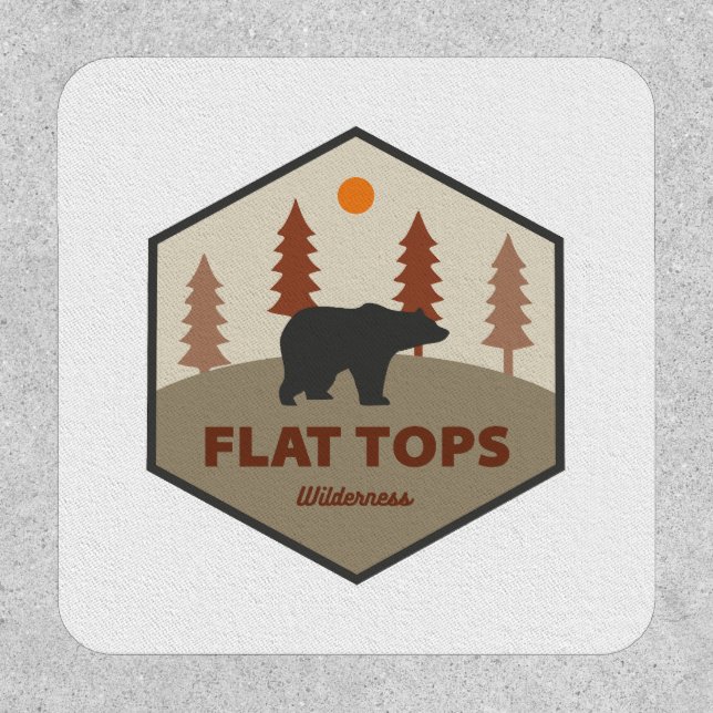 Flat Tops Wilderness Colorado Bear Patch (Front)
