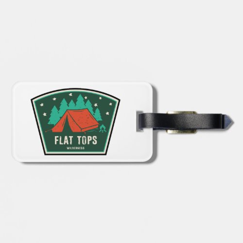 Flat Tops Wilderness Colorado Camping Luggage Tag