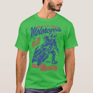 Flat Track Motorcycle  T-Shirt