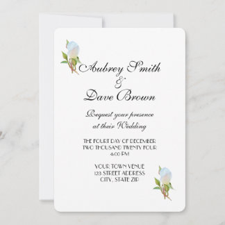 Flat Wedding Invitation Matte, Enve