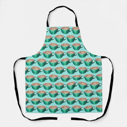Flat White Latte Cappuccino Coffee Shop House Caf Apron