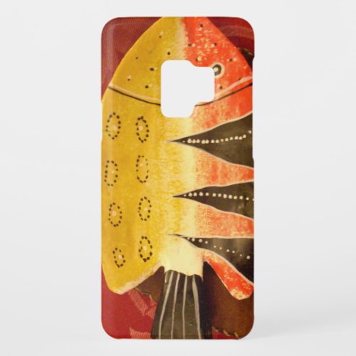 flat yellow and red fish with black stripesjpg Case_Mate samsung galaxy s9 case