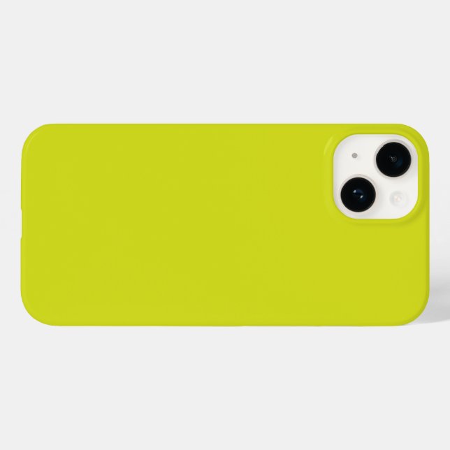 Flat Yellow Background – Back-to-School Texture Case-Mate iPhone Case (Back (Horizontal))