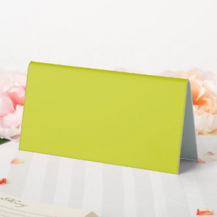 Flat Yellow Background – Back-to-School Texture Table Tent