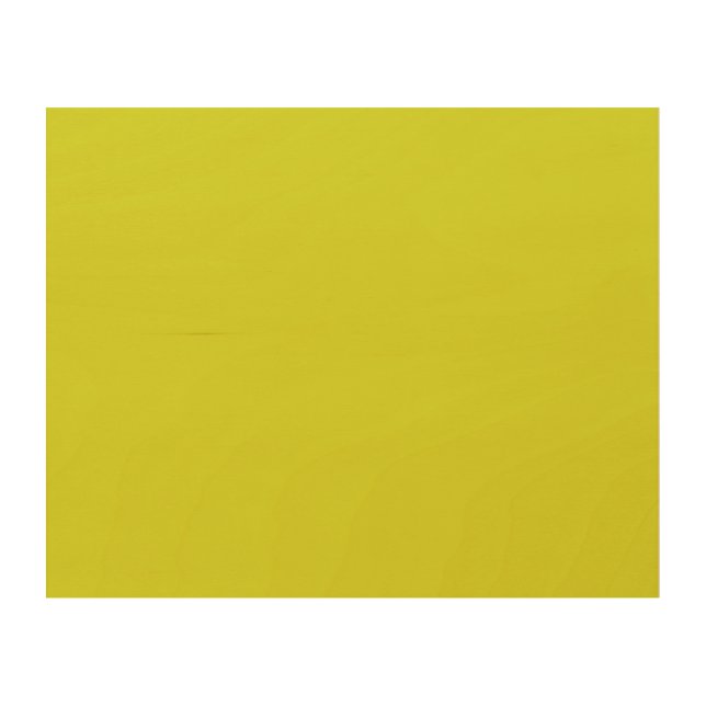 Flat Yellow Background – Back-to-School Texture Wood Wall Art (Front)