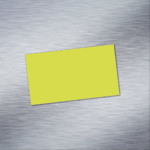 Flat Yellow Background Texture  Business Card Magnet