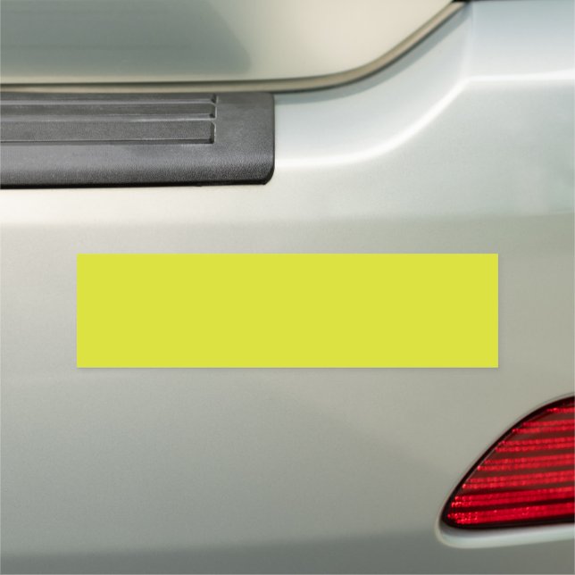 Flat Yellow Background Texture  Car Magnet (In Situ)