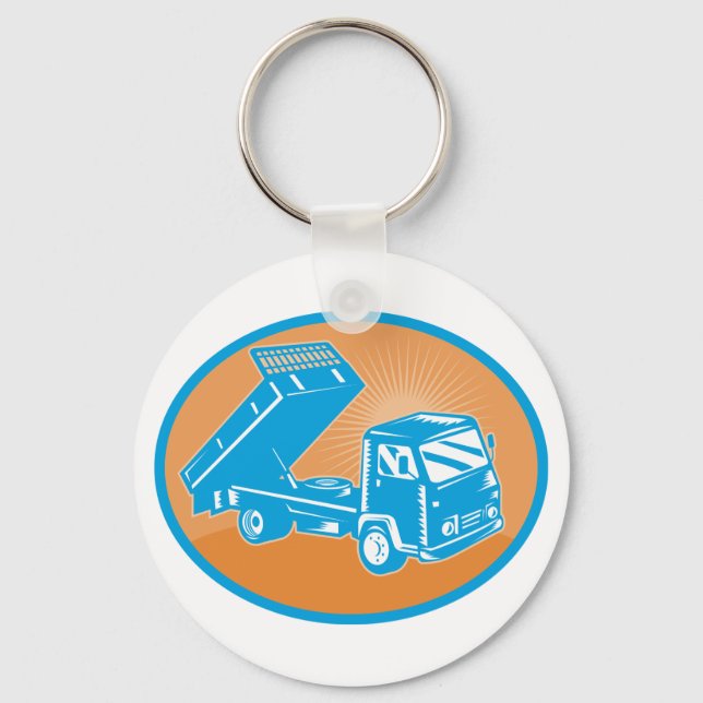 Flatbed Truck Keychain (Front)