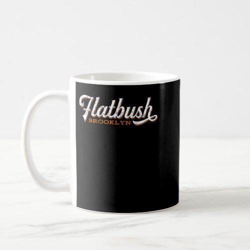 Flatbush Brooklyn New York Retro Cool 750 Coffee Mug
