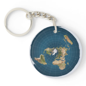 FlatEarth Keychain