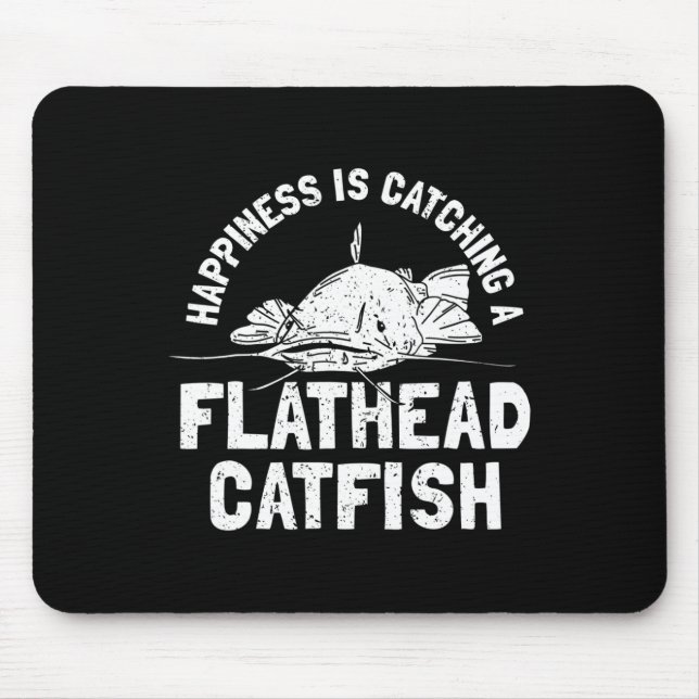 Flathead Catfish - Catfish Fishing Fish For Catfis Mouse Pad (Front)