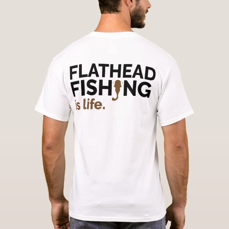 Flathead Catfish Fishing Shirt Zazzle