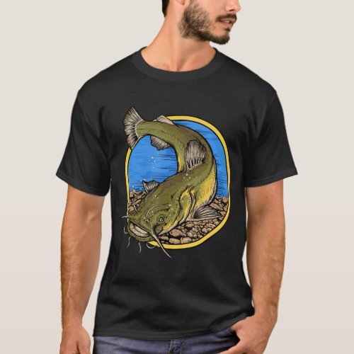 Flathead Catfish Fishing T_Shirt