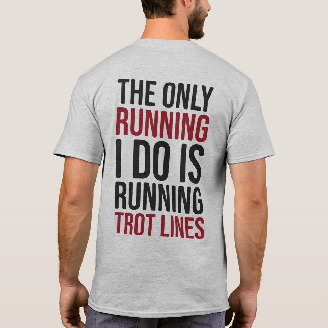 Flathead Catfish Fishing Trot Lines Shirt (Back)