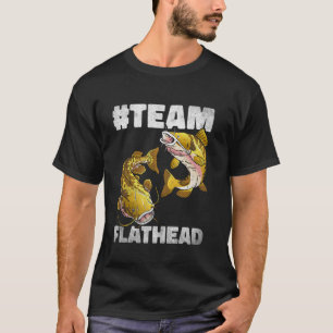 Flathead Catfish Hunting Catfishing Dad Catfish Hu T-Shirt