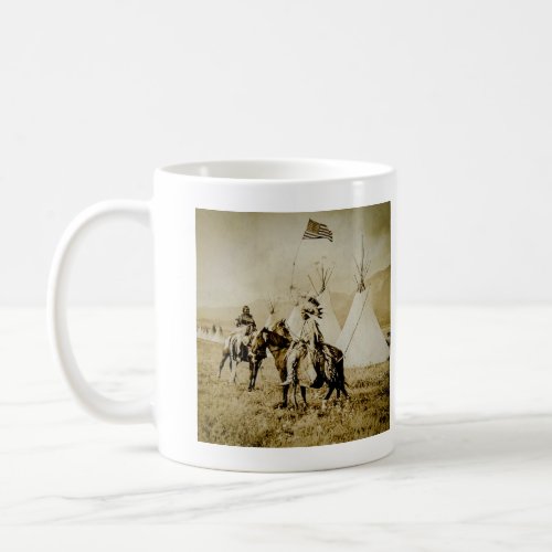 Flathead Indians Vintage Native American Warriors Coffee Mug