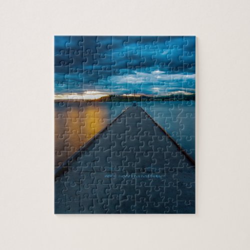 Flathead Lake Boat Dock Jigsaw Puzzle