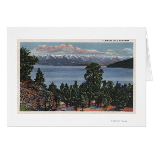 Flathead Lake, Montana Cards (Front Horizontal)