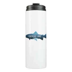 Flathead Lake Montana Fish Thermal Tumbler