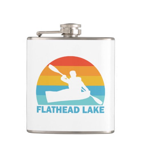 Flathead Lake Montana Kayak Flask