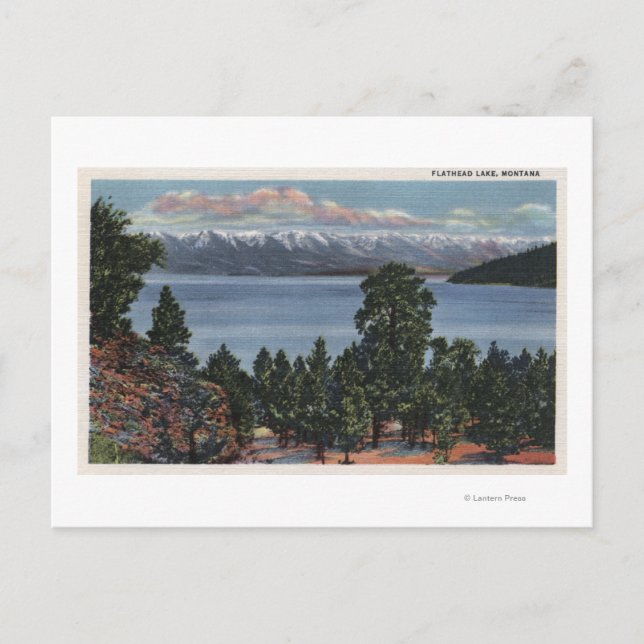 Flathead Lake, Montana Postcard (Front)