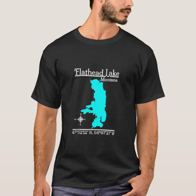 Flathead Lake Montana Tank Top (Front)
