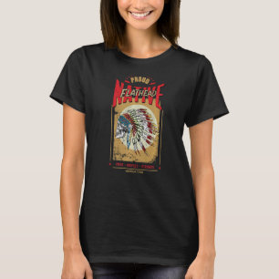 Flathead Native American Indian Warrior Tribe Prou T-Shirt