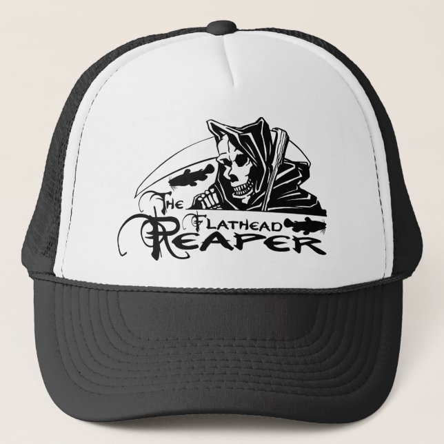 FLATHEAD REAPER TRUCKER HAT (Front)