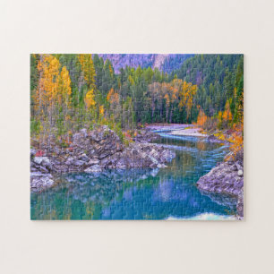 Flathead River Montana. Jigsaw Puzzle