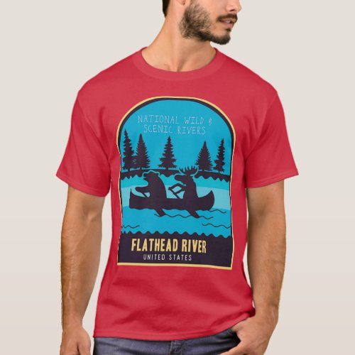 Flathead river National Wild and Scenic River T_Shirt