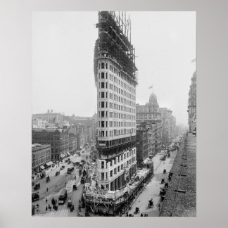 Flatiron Building, 1902. Vintage Photo Poster