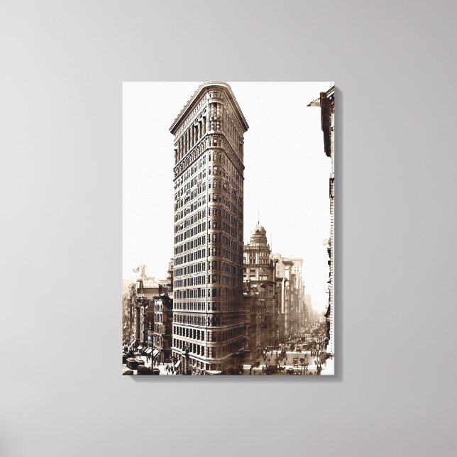 Flatiron Building 1910 Canvas Print (Front)