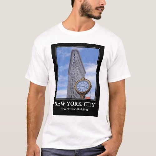 Flatiron Building and Clock 1C T_Shirt