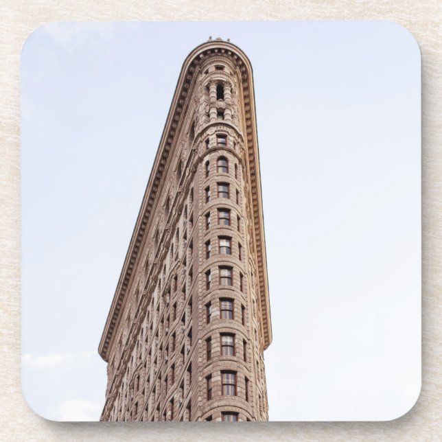Flatiron building  beverage coaster (Front)