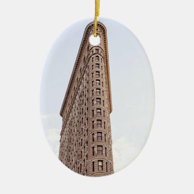 Flatiron building  ceramic ornament (Front)