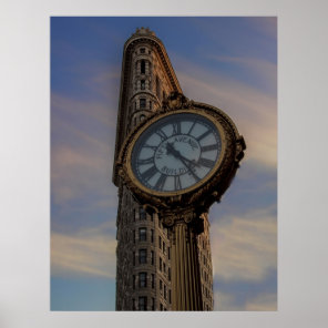 Flatiron Building in New York City Poster