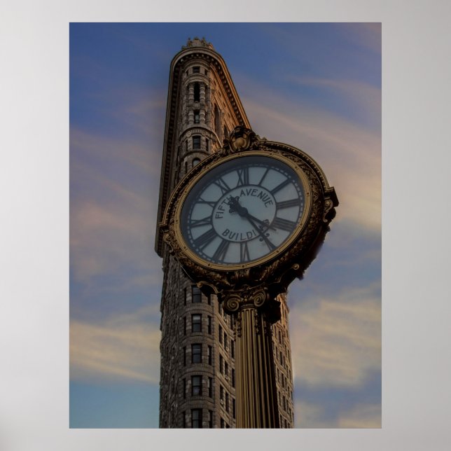Flatiron Building in New York City Poster (Front)